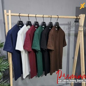 Henley Half Sleeve T-Shirt